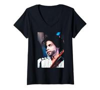 Women's Prince Nude Tour Live At The NEC 1990 V-Neck T-Shirt