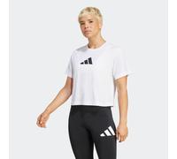 adidas Women's Workout Essentials Big Performance Logo Training T-Shirt, White, M