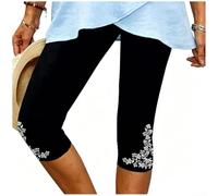 Women's Printed Cropped Pants for Slim Fit Leggings Women's Printed