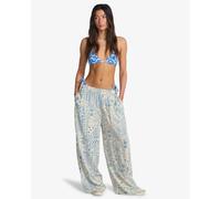 Women's Printed Elastic Trousers Billabong Follow Me Blanc XS
