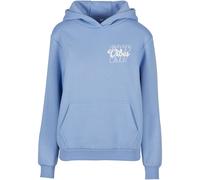 Women's printed hoodie Miss Tee Good Vibes Puff Bleu XL