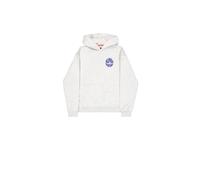 Women's printed hoodie with design on the back Alpha Industries Logo Gris XS