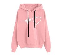 Women's printed hoodie, women's long-sleeved sweatshirt, with drawstring, comfortable, loose fit, casual pullover, chic and elegant, classics, streetwear hoodie