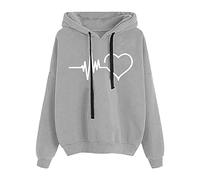 Women's printed hoodie, women's long-sleeved sweatshirt, with drawstring, comfortable, loose fit, casual pullover, chic and elegant, classics, streetwear hoodie