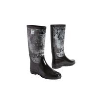 Women's printed rain boots Aigle Eliosa Pt Blanc 38