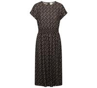 (10, Black Print) Trespass Womens Printed Round Neck Dress Susanne