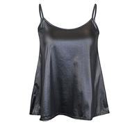 Womens Printed Summer Cami Ladies Flared Swing Strappy Vest Plus Size Top 8-26, S/M 8-10, Wet Look Print