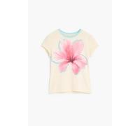 Women's printed T-shirt Desigual Blanc S