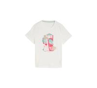 Women's printed t-shirt front Tom Tailor Blanc 3XL