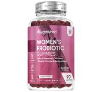 Womens Probiotic Gummies - 90 Gummies (45 Days Supply) - 4 Billion CFU - With Added D-Mannose, Cranberry, Evening Primrose Oil - Probiotics for Women - Contains Lactobacillus & Bifidobacterium Strains