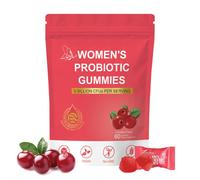 Women's Probiotic Gummies, Premium Feminine PH Balance Gummy, 5 Billion CFUs, Cranberry Flavour, Sugar-Free, Vegan, 60 Count