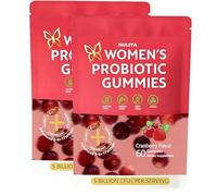 Women's Probiotic Gummies，Women's Exclusive pH Balanced probiotics, enriched with 5 Billion CFUs of Active Bacteria, Cranberry Flavor, Providing Care for Intimate Health（120）