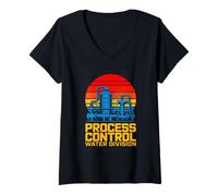 Women's Process Control Water Division Plant Engineer V-Neck T-Shirt