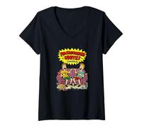 Women's Procrastinators Unite Tomorrow Funny Slacker Couch Potato V-Neck T-Shirt