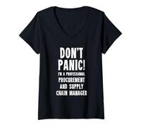Womens Procurement and Supply Chain Manager V-Neck T-Shirt