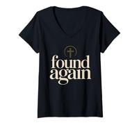 Women's Prodigal Returned Prodigal No More Returned to Faith V-Neck T-Shirt
