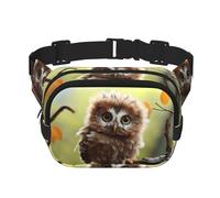Women's products bags shoes perfume Fanny Pack for Women Men Fashion Waist Pack Adjustable Belt Bag for Workout Running Travelling Casual Waist Bag, Real Cute Baby Owls, One Size