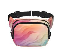 Women's products bags shoes perfume Fanny Pack for Women Men Fashion Waist Pack Adjustable Belt Bag for Workout Running Travelling Casual Waist Bag, Rainbow, One Size
