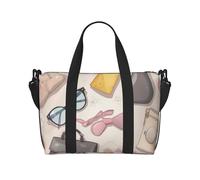 Women's Products Bags Shoes Perfume Travel Tote Bag Unisex, Water-Resistant Weekend Gym Bag, Large Capacity Adjustable Shoulder Strap Travel Bag