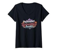 Womens Professional Responsibility Avoider - Funny Anti-Work Humor V-Neck T-Shirt