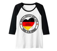 Womens Promoted to Aunt Best German Aunt World's Okayest Aunt Ever Raglan Baseball Tee