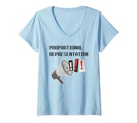 Women's Proportional Representation V-Neck T-Shirt