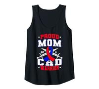 Womens Proud Mom of A CHD Warrior CHD Awareness Support Tank Top
