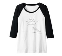Womens Proverbs 3:5-6 Trust in Lord Scripture with All Your Heart Raglan Baseball Tee