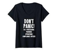 Womens Provider Operations Compliance Officer V-Neck T-Shirt
