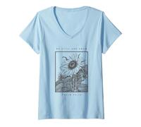 Women's Psalm 46:10 Be Still and Know that I Am God Scripture V-Neck T-Shirt