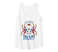 Womens Psychedelic Skull & Third Eye Art Tank Top