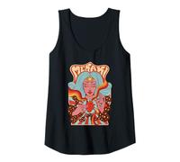 Womens Psychedelic Trippy Woman & Third Eye Art Tank Top