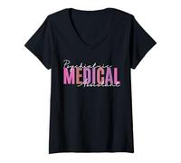 Women's Psychiatric Medical Assistant Behavioral Health Psych Tech V-Neck T-Shirt
