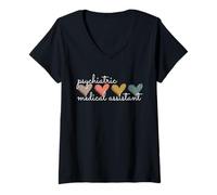Women's Psychiatric Medical Assistant Behavioral Health Psych Tech V-Neck T-Shirt