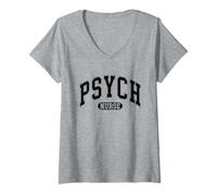 Womens Psychiatric Nurse RN Mental Health Psych Nurse For Women Men V-Neck T-Shirt