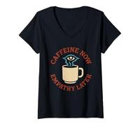 Womens Psychology Student Finals Stress Humor Brain Nerd Pride V-Neck T-Shirt