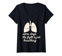 Women's PTSD Awareness Mental Health Support Trauma Survivor Gift V-Neck T-Shirt