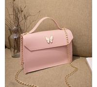 Women's PU Leather Crossbody Bag 19x12x6cm Butterfly Lock