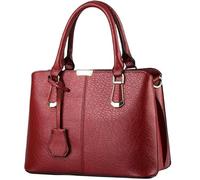 Women's PU Leather Handbag Business Commuter Bag Large Capacity Shoulder Bags(1)