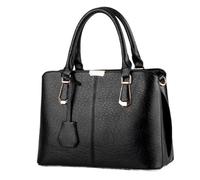 Women's PU Leather Handbag Business Commuter Bag Large Capacity Shoulder Bags(4)
