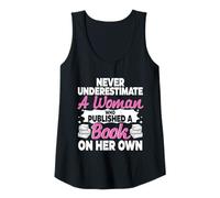 Womens Published Author & Novel Writing Storyteller Tank Top