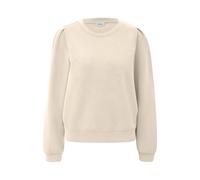 Womens Puff Sleeve Scuba Sweatshirt s.Oliver Beige 48