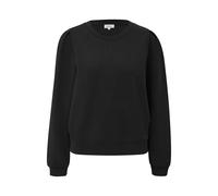 Womens Puff Sleeve Scuba Sweatshirt s.Oliver Noir 34