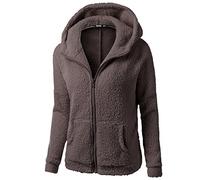 Womens Puffer Jacket Ladies Lightweight Cotton Jackets 60Th Birthday Gifts for Women Holiday Essentials Women's Coat Hooded Jacket Wool Warm Sweater Zipper Cotton Winter Outwear Outlet Clearance Uk