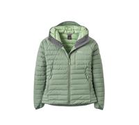Rab Women's Microlight Windstopper Hoody - GTX Windproof Gore-Tex Down Jacket for Skiing & Climbing - Dark Fig Green - Medium