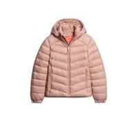 Superdry Women's Hooded Fuji Padded Jacket A4, Vintage Blush Pink, UK 12