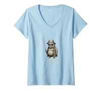 Womens Pug Humor Humor TWAS The Carbs M'Lord Funny Sci-Fi Weird Odd V-Neck T-Shirt