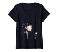 Womens Pulp Jarvis Cocker Common People Tour Live Disco 2000 V-Neck T-Shirt