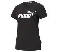 Women's Puma Essential Logo T-Shirt in Black