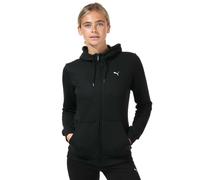 Women's Puma Essentials FZ Sweatshirt in Black